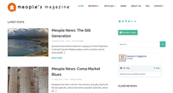 Desktop Screenshot of meoplesmagazine.com